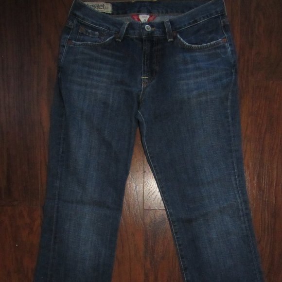 WOMENS LUCKY BRAND CLASSIC RIDER JEANS-PARTY PANTS-PERFECT LIKE NEW-SZ 4 - Picture 2 of 7